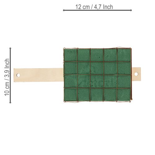Artikel Steekschuim baksteen basis hout Florette Eco 12×10cm