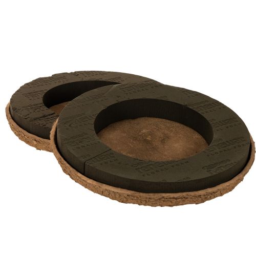 Bloemenfoam ring met voet