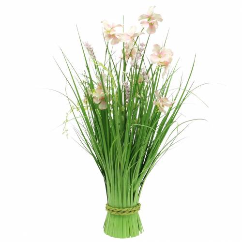 Floristik24 Decoratief staand boeket met weidebloemen kunst roze 51cm