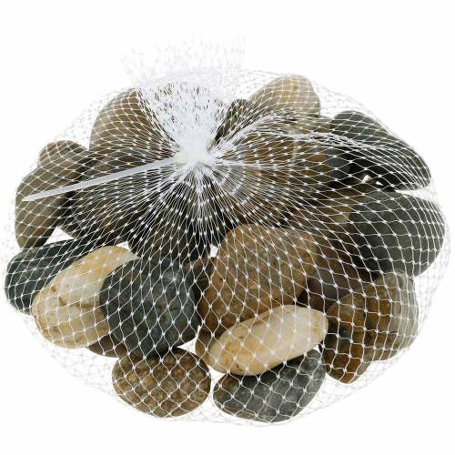 Floristik24 River Pebbles Natuurlijk Licht en Donker 3-6cm 1kg