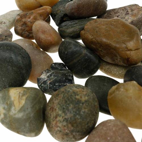 Artikel River Pebbles Natuurlijk licht en donker 2-3 cm 1 kg