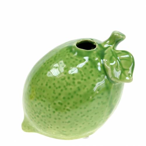 Steengoed vaas limegroen 10cm Steengoed vaas limegroen 10cm