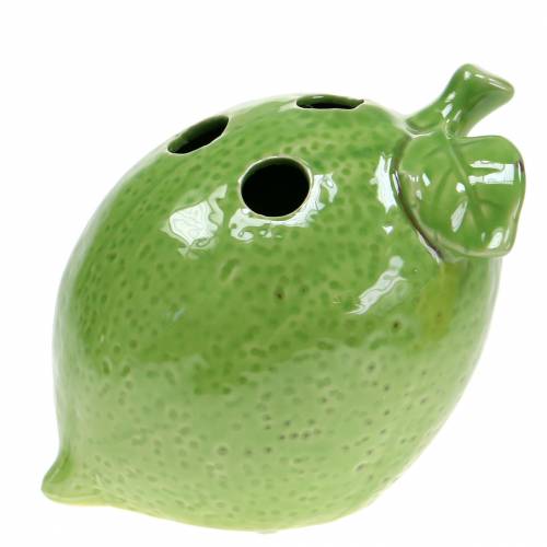 Floristik24 Steengoed vaas Citroen Lime Groen 15cm