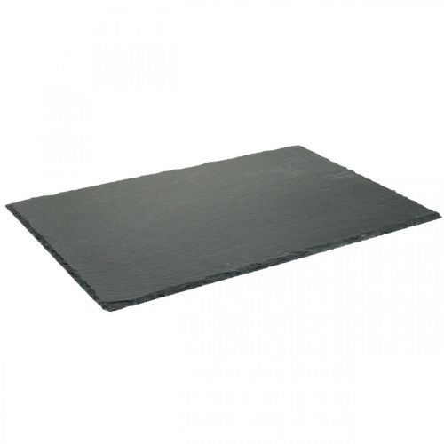 Floristik24 Natuurleisteen, stenen bak, leisteen antraciet 45×30cm