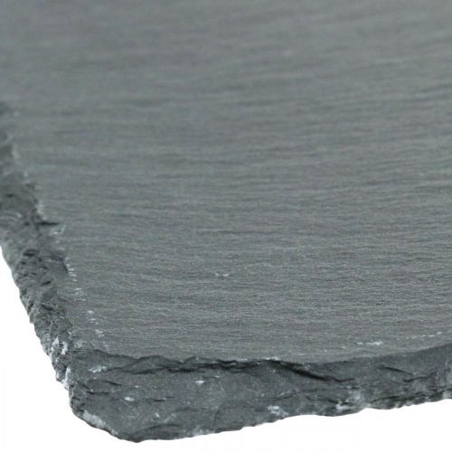 Floristik24 Natuurleisteen, stenen bak, leisteen antraciet 45×30cm