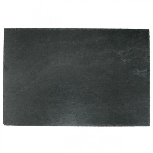 Floristik24 Natuurleisteen, stenen bak, leisteen antraciet 45×30cm