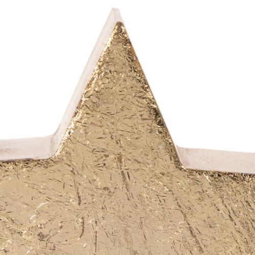Decoratieve kerststerrenhouder voor op tafel of plank, 10 cm, 3 stuks | Floristik24.nl