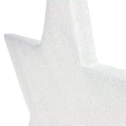 Floristik24 Grote ster om op te hangen wit 45cm L56cm 1p