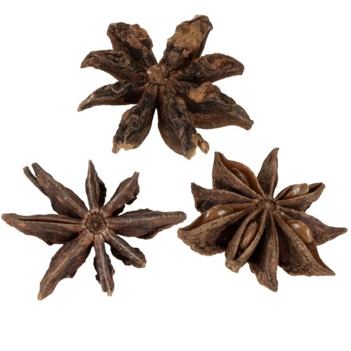 Floristik24 Steranijs decoratie knutselartikelen natuurlijke decoratie gedroogde anijs 500g