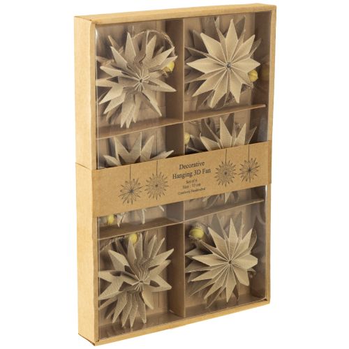 Artikel Papieren sterren met jute touw voor feestelijke decoratie