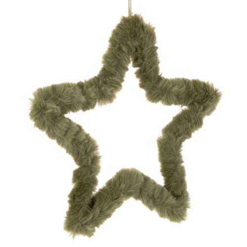 Hangende ster, imitatiebont, voor deuren en ramen, 30 cm, 3 stuks kopen | Floristik24.nl