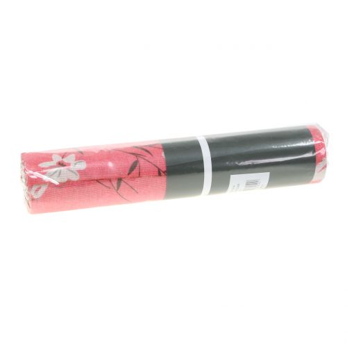 Artikel Decoratiestof bloemen roze 30 cm x 3 m