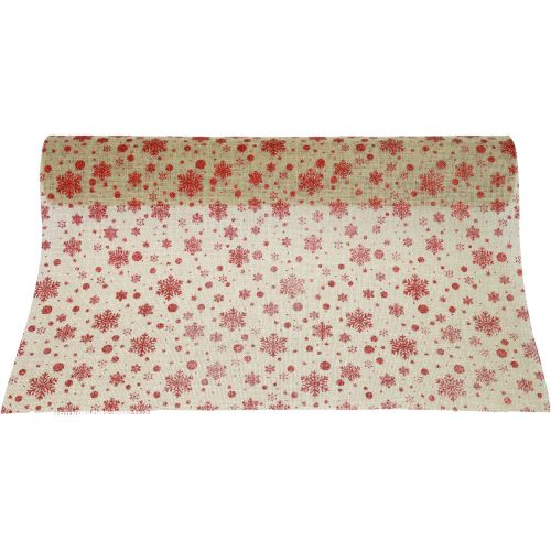 Artikel Tafelloper Kersttafelloper sneeuwvlokken 48×450cm