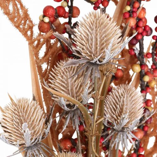 Artikel Kunstplanten herfstdecoratie distels bessen varen 65cm bos