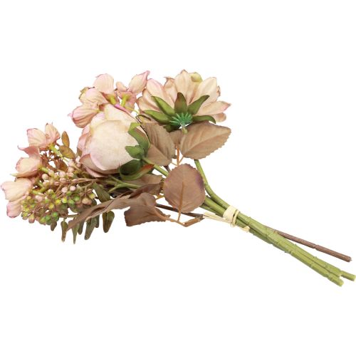 Floristik24 Kunstbloemenboeket kunstbloemen kunstrozen antiek 30cm