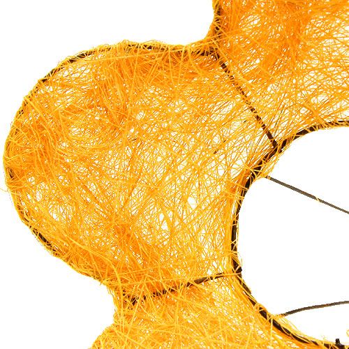 Artikel Sisal bloem manchet geel Ø25cm 6st