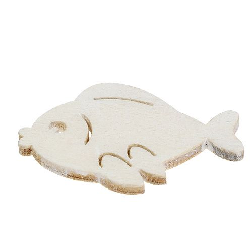 Nestje Vis Wit 4cm 48st