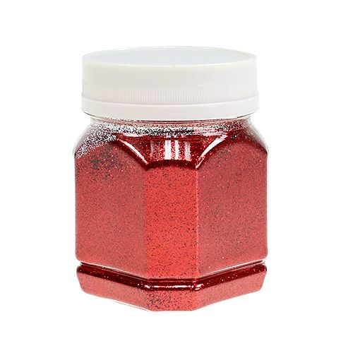 Floristik24 Scatter glitter rood 115g