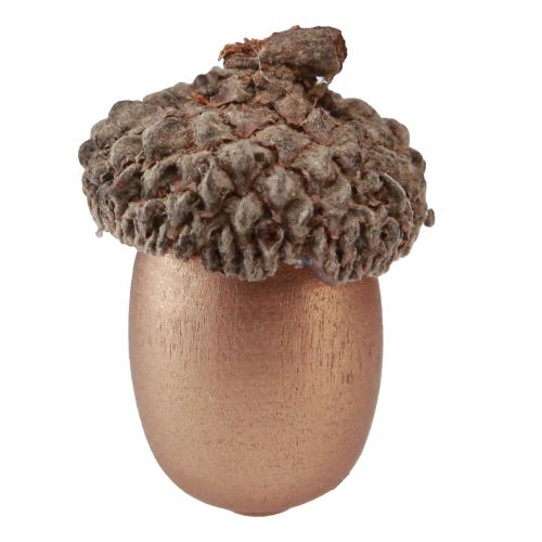 Artikel Strooidecoratie eikels herfst winter goud 3cm 36 st