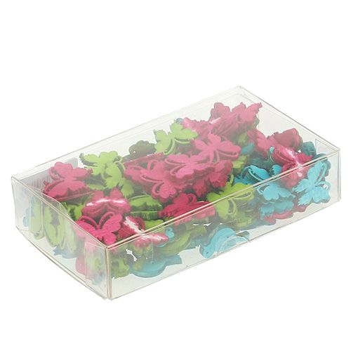 Artikel Scatter decoratie hout vogel vlinder assorti 2cm