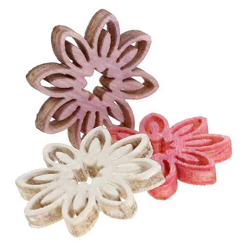 Floristik24 Streudeko hout bloesem assorti Ø2cm 144st