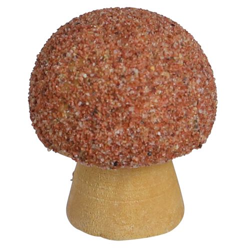 Artikel Strooidecoratie houten champignons decoratie mini champignons bruin Ø2cm 24 st
