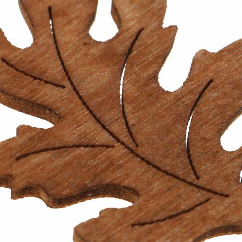 Floristik24 Strooidecoratie blad esdoorn eiken 4cm 72 st