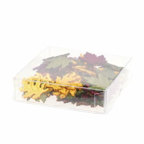 Floristik24 Strooidecoratie blad esdoorn eiken 4cm 72 st