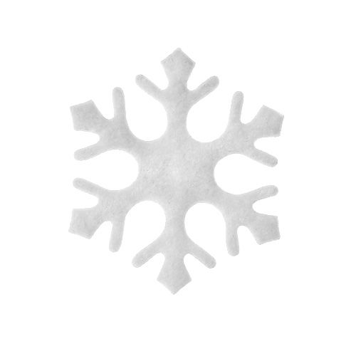 Artikel Strooidecoratie sneeuwvlokken wit 3,5cm 120 st