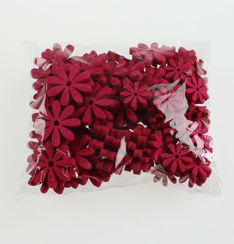 Floristik24 Vilten bloemset in roze 96st