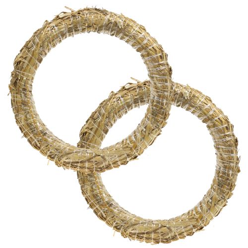 Floristik24 Strokrans strokrans blanco 30/6cm 2st