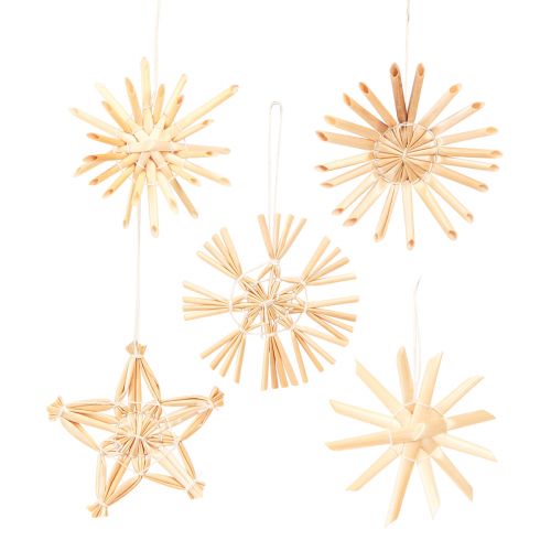 Floristik24 Strosterren kerstboomversiering Ø5-6cm 25 st