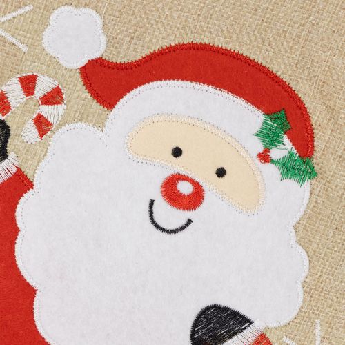 Kerstsok met ophangmotief, 50