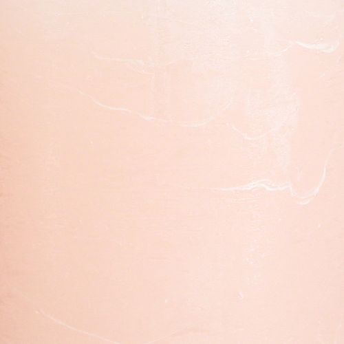 Artikel Stumpen roze kaarsen lichtroze effen 70×100mm 4 st