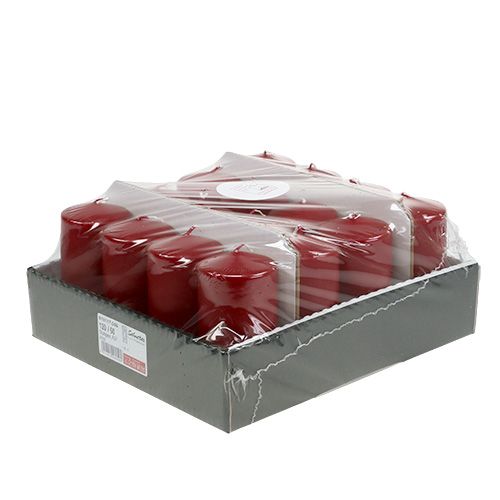 Artikel Stompkaars 120/60 oud rood 16 st