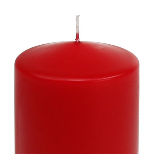 Artikel Stompkaars 120/80 rood 6st