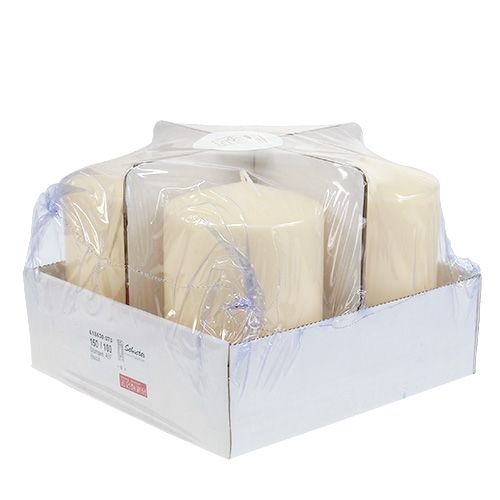 Artikel Stompkaars 150/100 crème 4 st