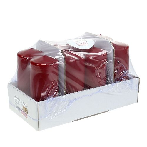 Artikel Stompkaars 150/60 oud rood 8st