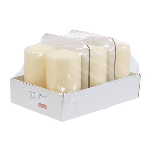Artikel Stompkaars 150/80 crème 6st