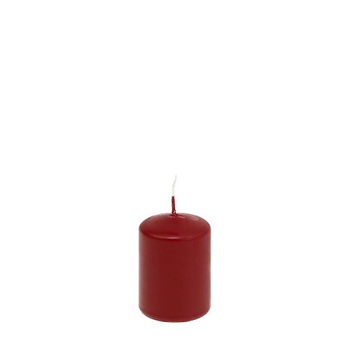 Artikel Stompkaarsen H70mm Ø50mm kaarsen oud rood 12 st