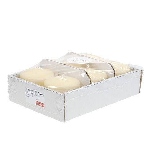 Artikel Pilaarkaars 80/80 Crème 6 stuks