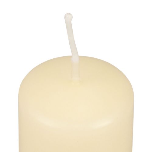 Artikel Pilaarkaarsen Adventskaarsen kaarsen crème 60/40mm 24 stuks