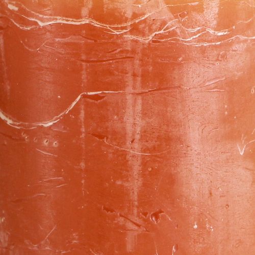 Artikel Stompkaarsen donkeroranje effen gekleurd Sunset 85×120mm 2 st