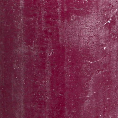 Artikel Stompkaarsen effen Berry kaarsen paars 60×80mm 4 st