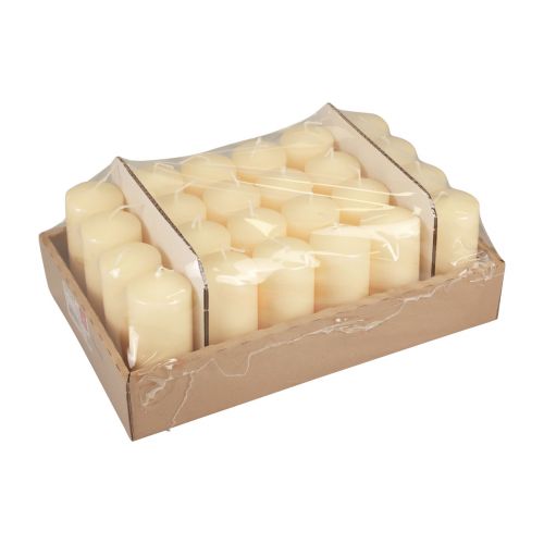 Artikel Stoerkaarsen crème Adventkaarsen kaarsen 100/50mm 24 st