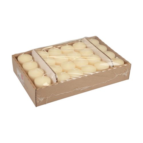 Artikel Stompkaarsen crème Adventkaarsen klein 70/50mm 24 st