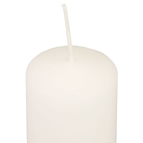 Artikel Stompkaarsen wit Adventskaarsen kleine kaarsen 70/50mm 24 st