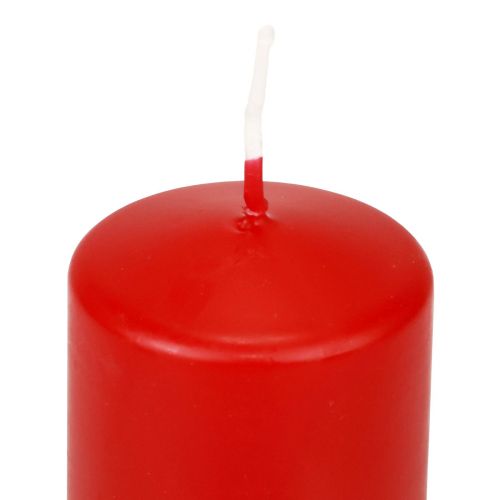 Artikel Stompkaarsen rood Adventskaarsen kaarsen rood 70/50mm 24 st