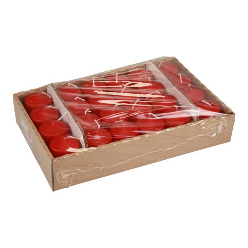 Artikel Stompkaarsen rood Adventskaarsen kaarsen rood 70/50mm 24 st