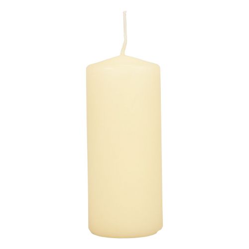 Floristik24 Stoerkaarsen crème Adventkaarsen kaarsen 120/50mm 24 st
